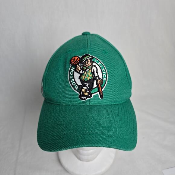 Reebok Boston Celtics Leprechaun Logo Hat NBA Green - Picture 2 of 12